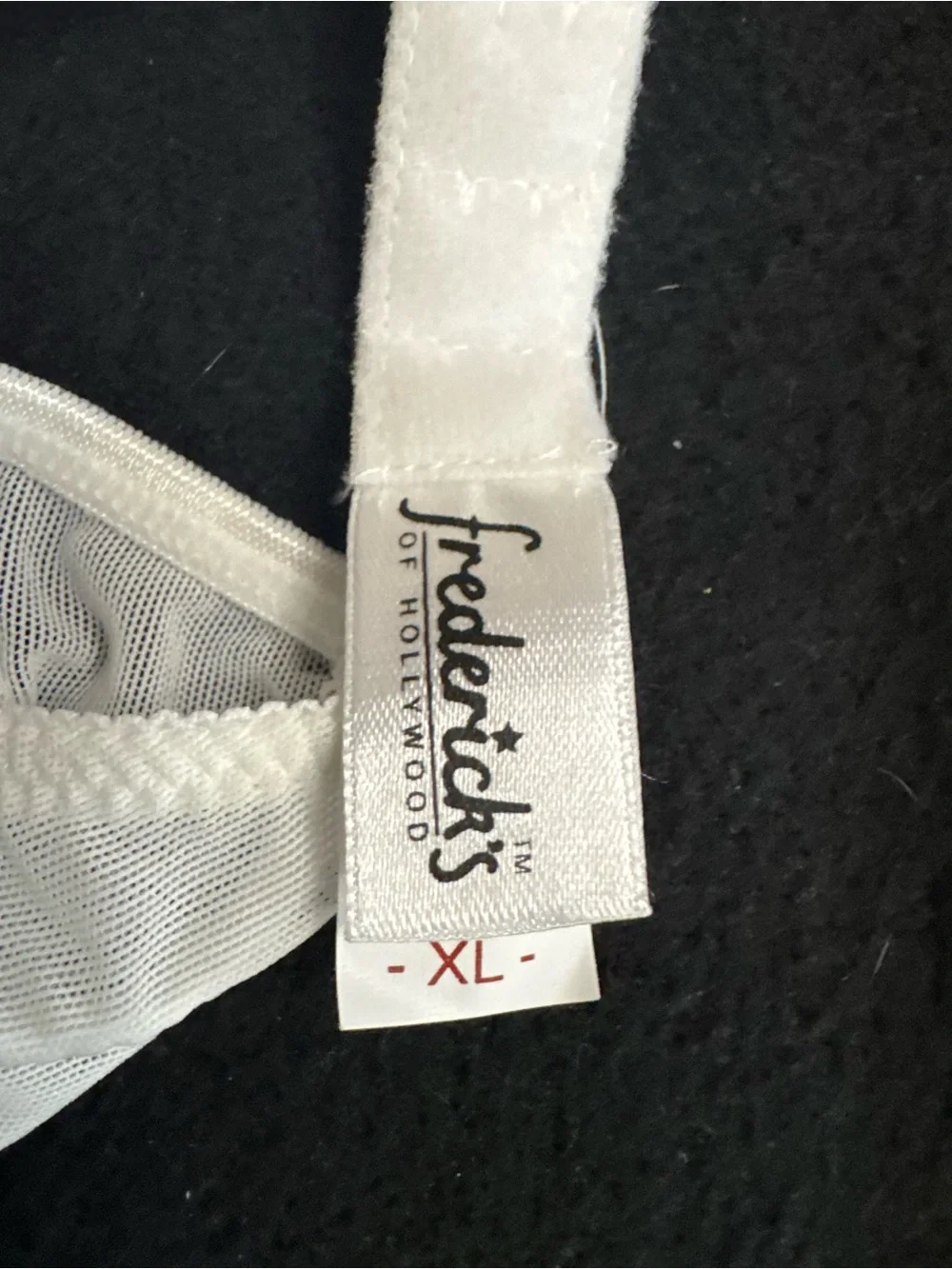 Fredericks of Hollywood sheer white